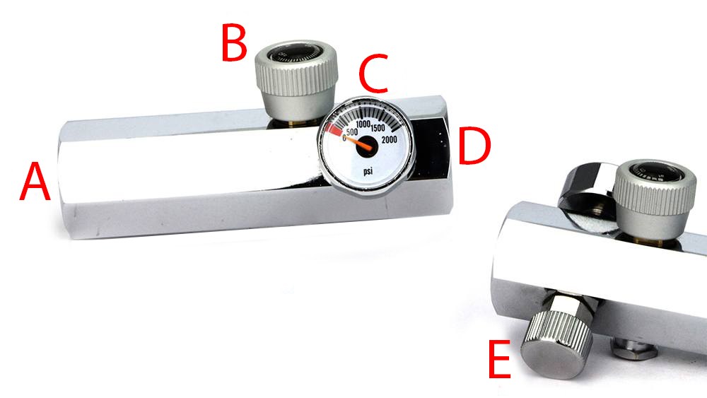 Einstufiges Layout des CO2-Reglers