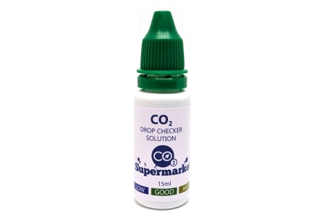 Foto einer Flasche mit 15 ml Drop Checker-Lösung