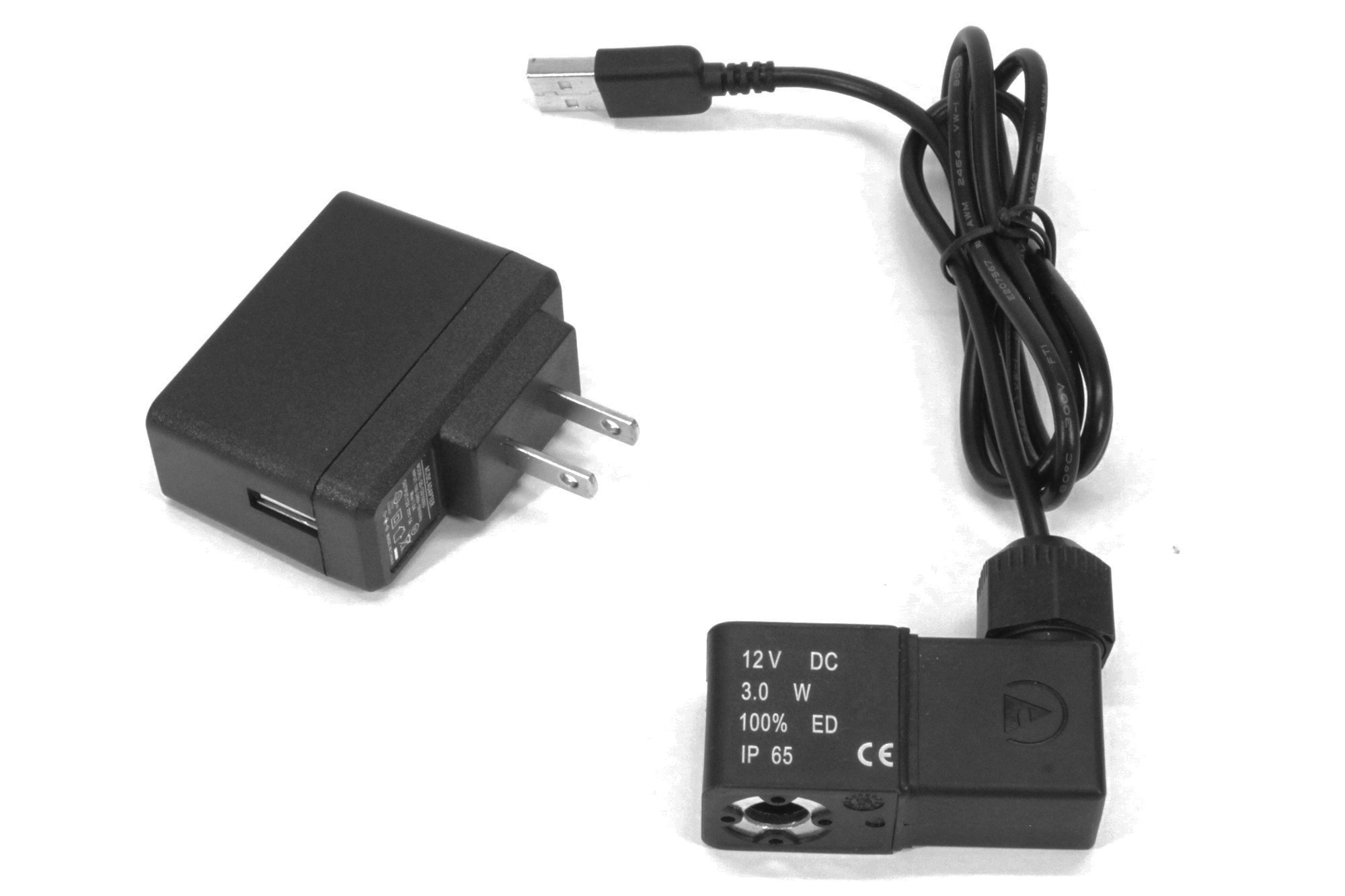 12V DC USB Magnetspule und USA Transformator